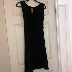 Vintage - Black wrap Dress